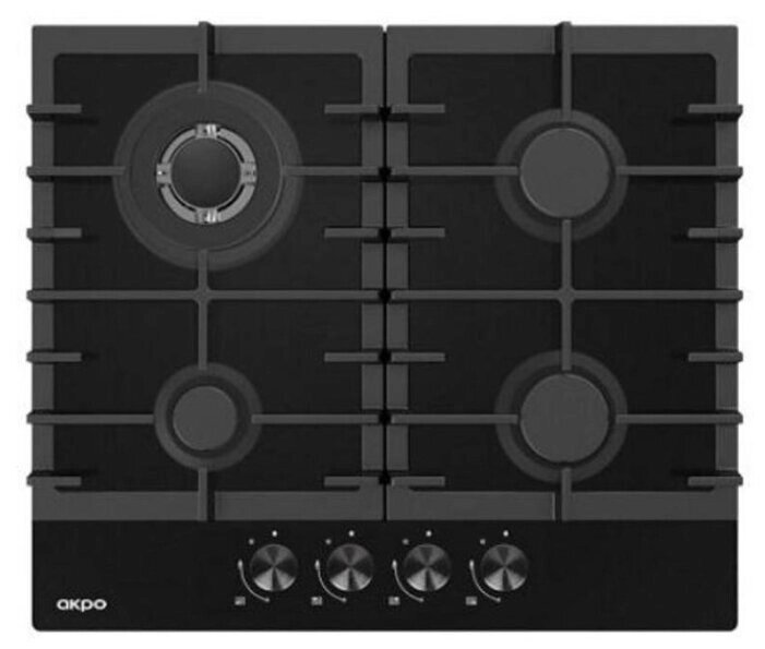 Газовая варочная панель AKPO PGA 604 SGC-T BL от компании MetSnab - фото 1