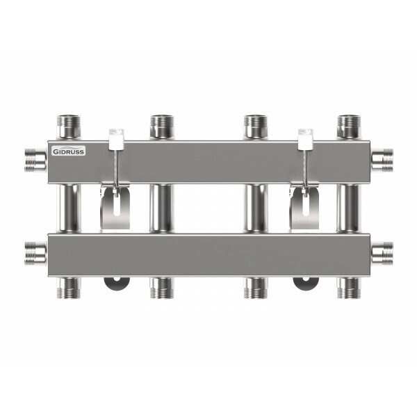 Gidruss Модульный коллектор из нерж. стали MKSS-60-5DU от компании MetSnab - фото 1