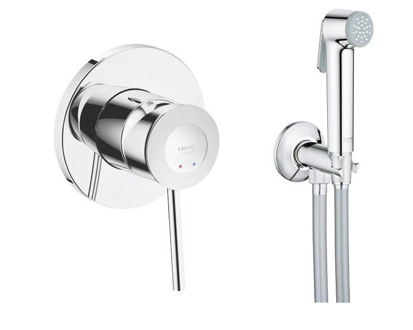 Гигиенический душ Grohe BauClassic 124902 комплект от компании MetSnab - фото 1