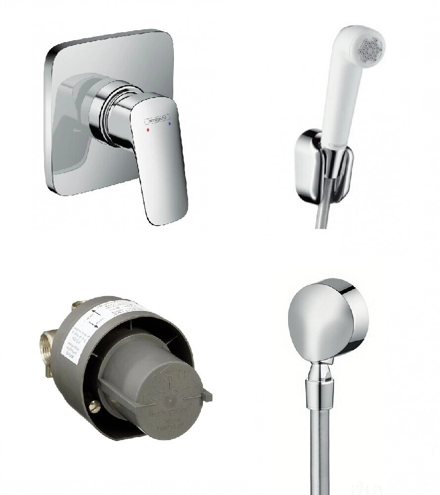 Гигиенический комплект SetLogisE Hansgrohe от компании MetSnab - фото 1