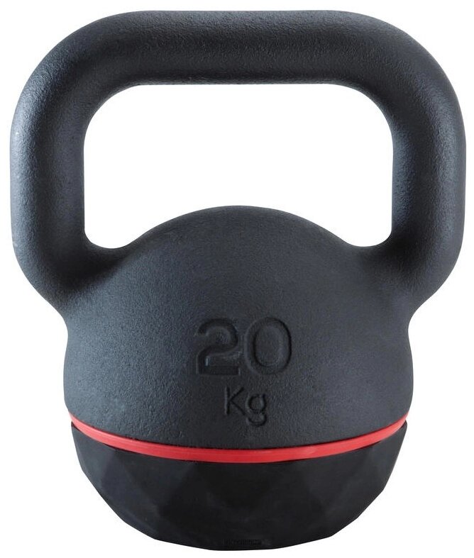 Гиря Decathlon DOMYOS Kettlebell 2017323 20 кг от компании MetSnab - фото 1