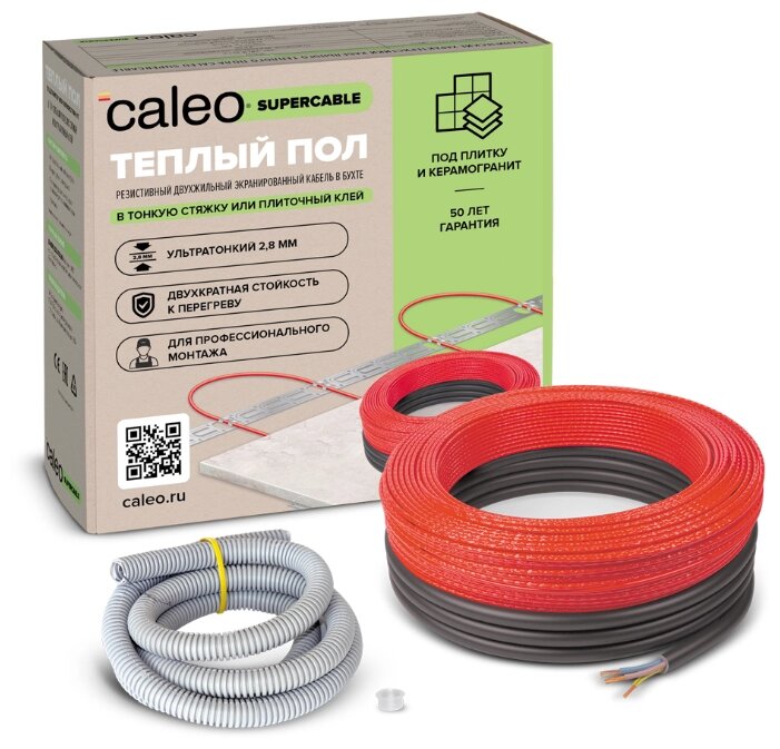 Греющий кабель Caleo Supercable 18W 120м 2160Вт от компании MetSnab - фото 1