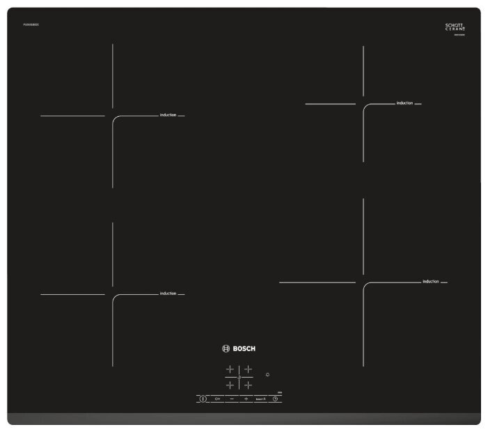 Индукционная варочная панель Bosch PUE631BB2E от компании MetSnab - фото 1