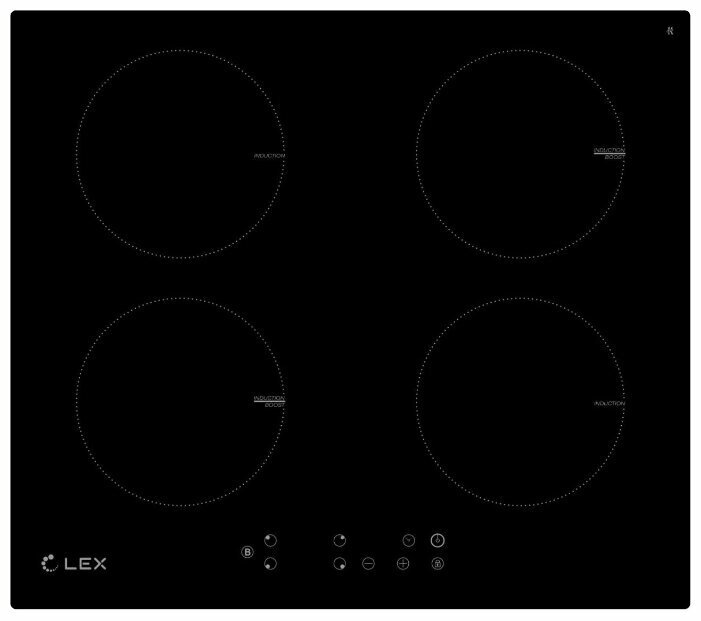 Индукционная варочная панель LEX EVI 640-1 BL от компании MetSnab - фото 1