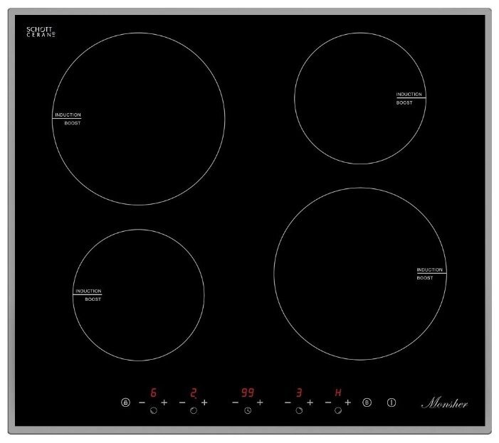 Индукционная варочная панель MONSHER MKFI 7016B2 от компании MetSnab - фото 1
