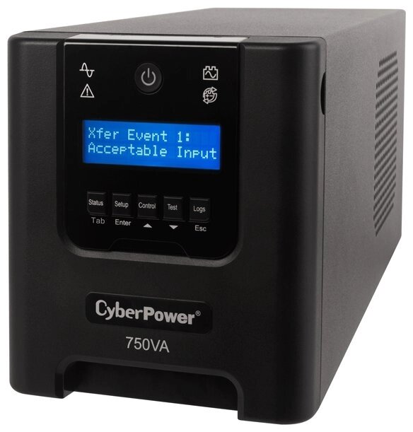 Интерактивный ИБП CyberPower PR750LCD от компании MetSnab - фото 1