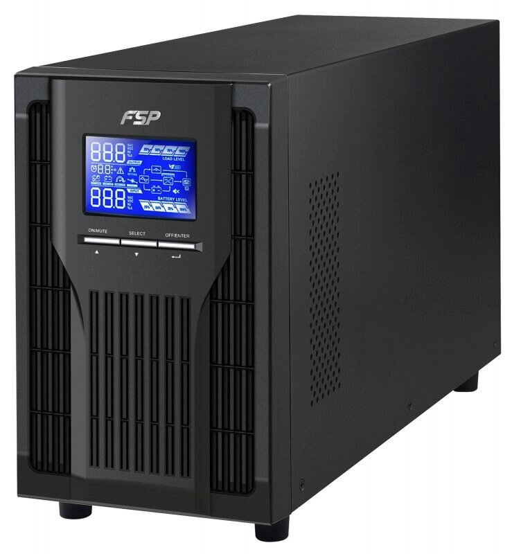 Источник бесперебойного питания FSP CHAMP CH-1101RS 1000VA ONLINE R900W (PPF9001404) от компании MetSnab - фото 1