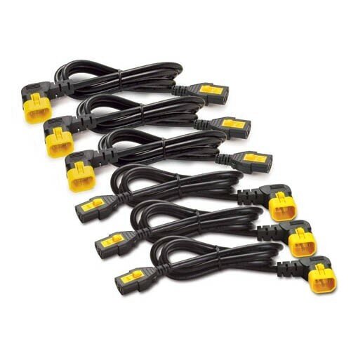 Кабель APC Power Cord Kit (6 pack), Locking, C13 to C14 (90 Degree), 1.8m AP8706R-WW от компании MetSnab - фото 1