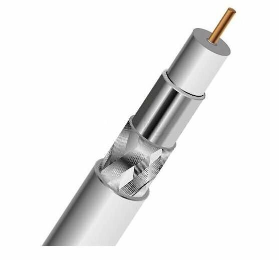 Кабель коаксиальный SAT 703, белый, CAVEL (бухта 250м) от компании MetSnab - фото 1