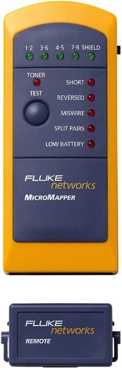 Кабельный тестер Fluke Networks MicroMapper (MT-8200-49A) от компании MetSnab - фото 1