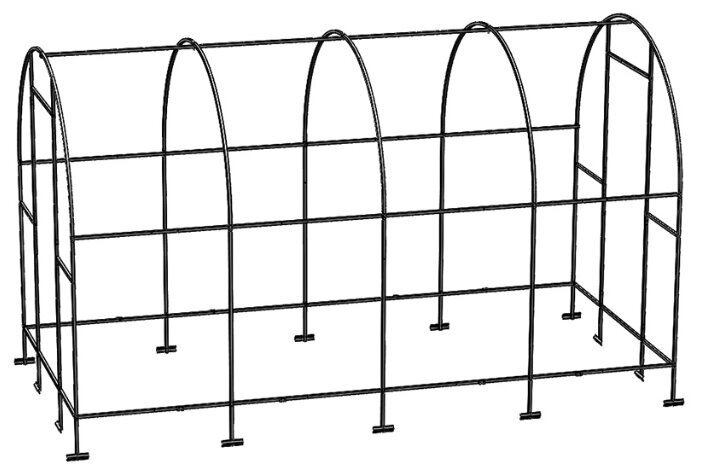 Каркас теплицы Воля Йота 220х200см от компании MetSnab - фото 1