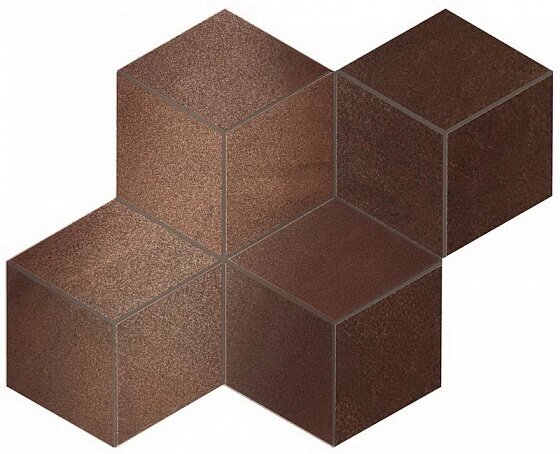 Керамическая мозаика Atlas Concorde Blaze Мозаика Керамогранит Corten Mosaico Esagono Lapp 30х35 (м2) от компании MetSnab - фото 1