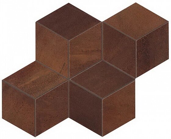 Керамическая мозаика Atlas Concorde Blaze Мозаика Керамогранит Corten Mosaico Esagono Matt 30х35 (м2) от компании MetSnab - фото 1