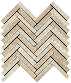 Керамическая мозаика Атлас Конкорд Мозаика FORCE форс Light Herringbone Mosaic Лайт Херр Мозаика 29,8х29,3 (м2) от компании MetSnab - фото 1