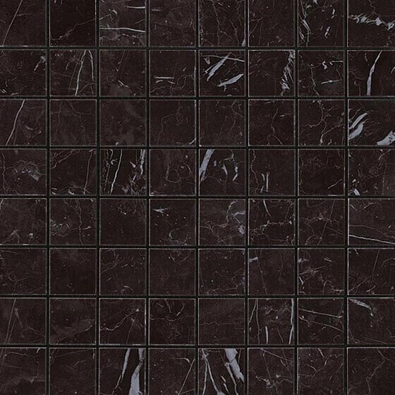 Керамическая мозаика Мозаика ATLAS CONCORDE MARVEL STONE Nero Marquina Mosaico Matt 30х30 (м2) от компании MetSnab - фото 1