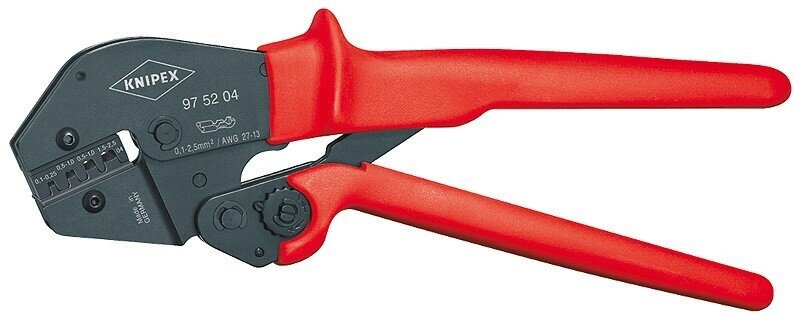 Клещи для опрессовки, также для работы обеими руками KNIPEX 97 52 04 KN-975204 от компании MetSnab - фото 1