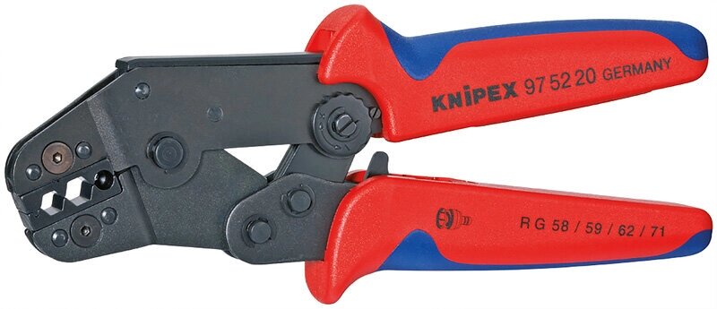 Клещи зажимные для опрессовки 195 mm Knipex KN-975220 от компании MetSnab - фото 1