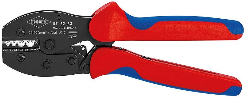 Клещи зажимные для опрессовки PreciForce KNIPEX KN-975233 от компании MetSnab - фото 1