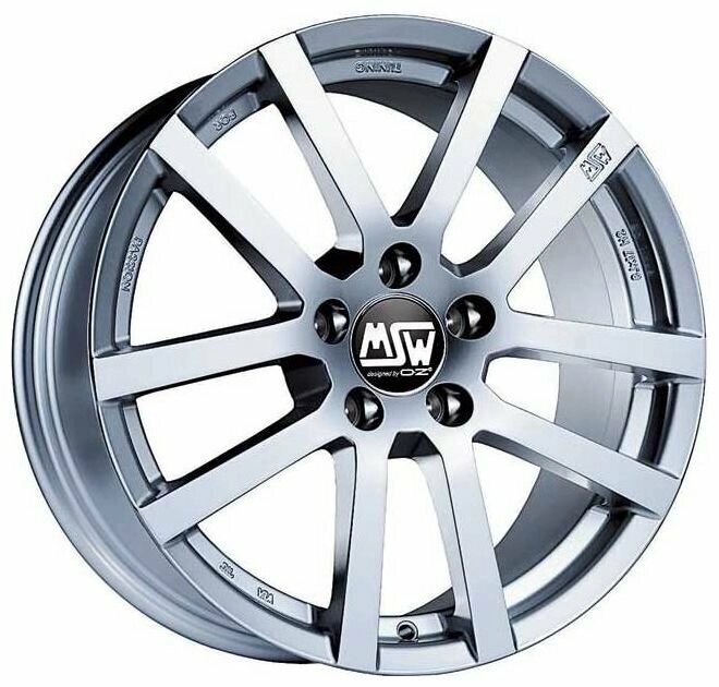 Колесный диск MSW 22 5.5x14/4x108 D65.1 ET24 Grey Silver от компании MetSnab - фото 1