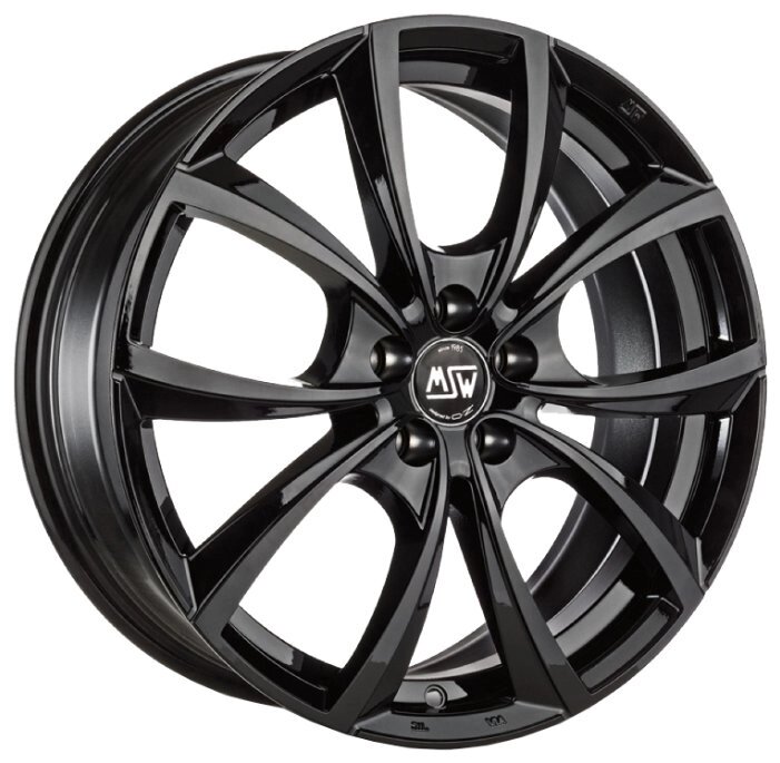 Колесный диск MSW 27 7.5x17/5x110 D65.1 ET40 Gloss Black от компании MetSnab - фото 1