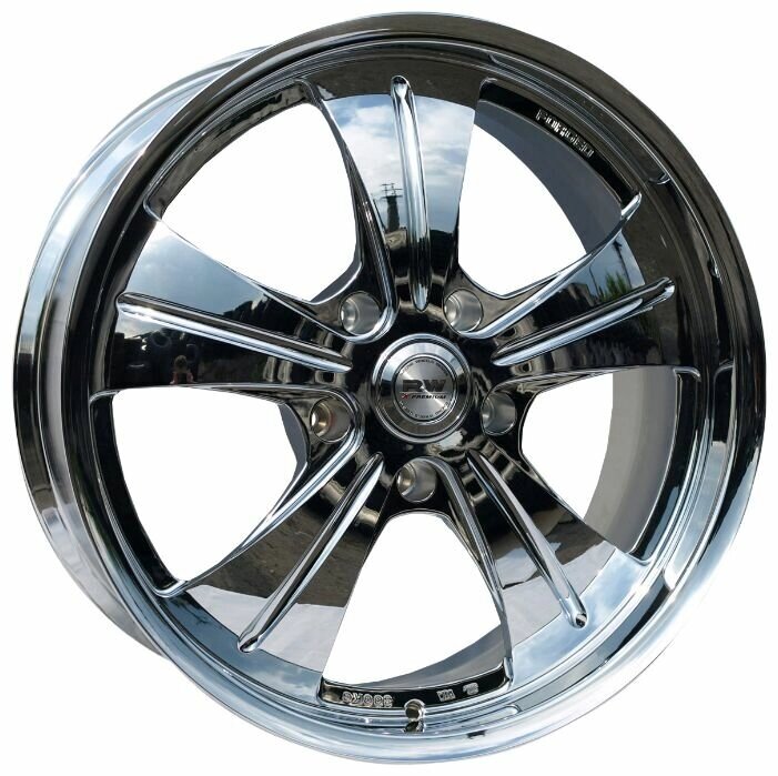 Колесный диск Racing Wheels HF-611 10x22/5x120 D72.6 ET45 Chrome от компании MetSnab - фото 1