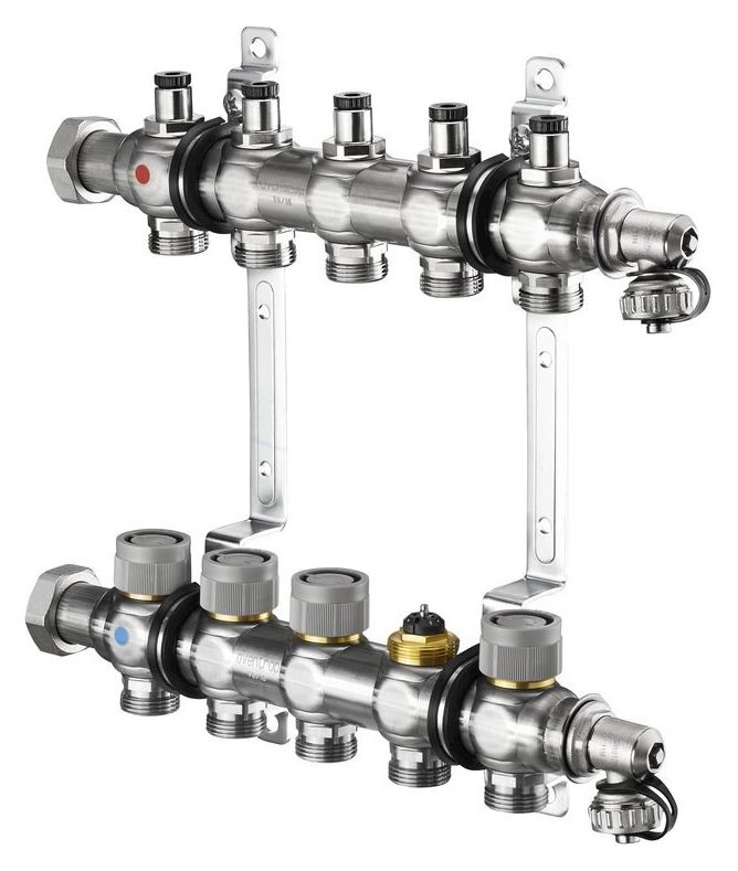 Коллектор распределительный Oventrop Multidis SFQ 1 на 4 контура 1404754quot; от компании MetSnab - фото 1