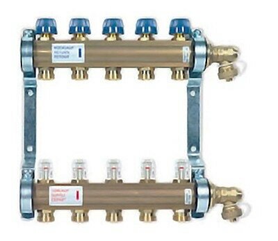 Коллектор Watts для теплых полов с расходомерами HKV/T-4, 20.20.304 от компании MetSnab - фото 1