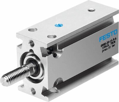 Компактный цилиндр Festo EMM-10-10-P-A от компании MetSnab - фото 1