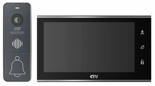 Комплект CTV CTV-DP4707IP панель CTV-D4000FHD, монитор CTV-M4707IP с углом обзора 100 гр., монитор с IPS экраном от компании MetSnab - фото 1