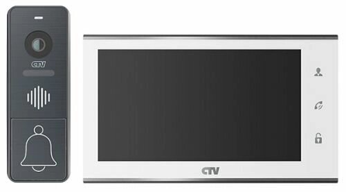 Комплект CTV CTV-DP4707IP панель CTV-D4000FHD, монитор CTV-M4707IP с углом обзора 100 гр., монитор с IPS экраном от компании MetSnab - фото 1