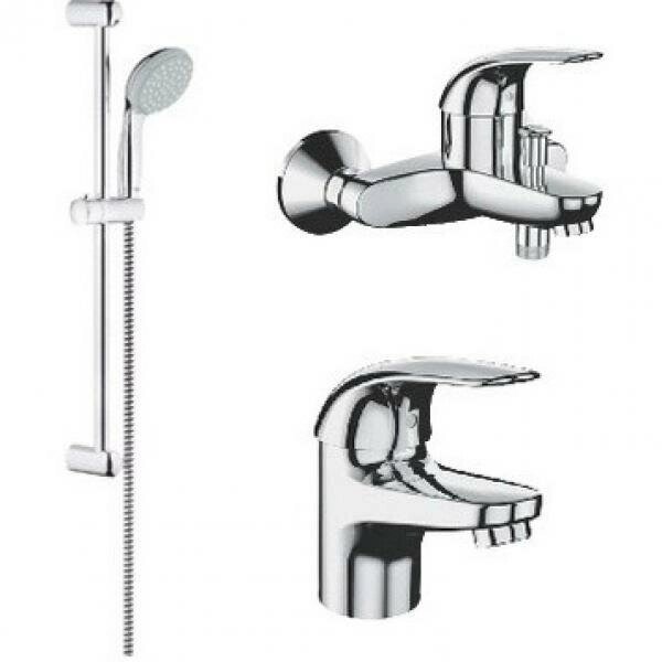 Комплект для ванной комнаты Grohe Euroeco 124428 от компании MetSnab - фото 1