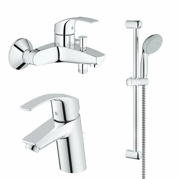 Комплект Grohe Eurosmart 124446 для ванной от компании MetSnab - фото 1