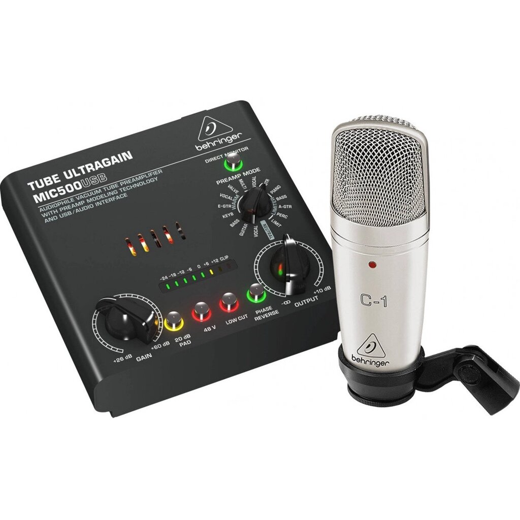 Комплект оборудования для звукозаписи BEHRINGER VOICE STUDIO от компании MetSnab - фото 1