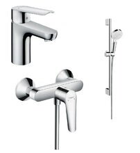 Комплект смесителей с душем hansgrohe Logis E 71177000+71610000+26532400 от компании MetSnab - фото 1