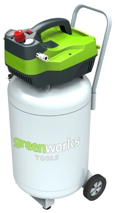 Компрессор безмасляный greenworks GAC50V, 50 л, 1.5 кВт от компании MetSnab - фото 1