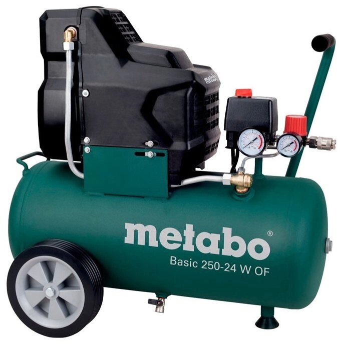 Компрессор безмасляный Metabo Basic 250-24 W OF, 24 л, 1.5 кВт от компании MetSnab - фото 1