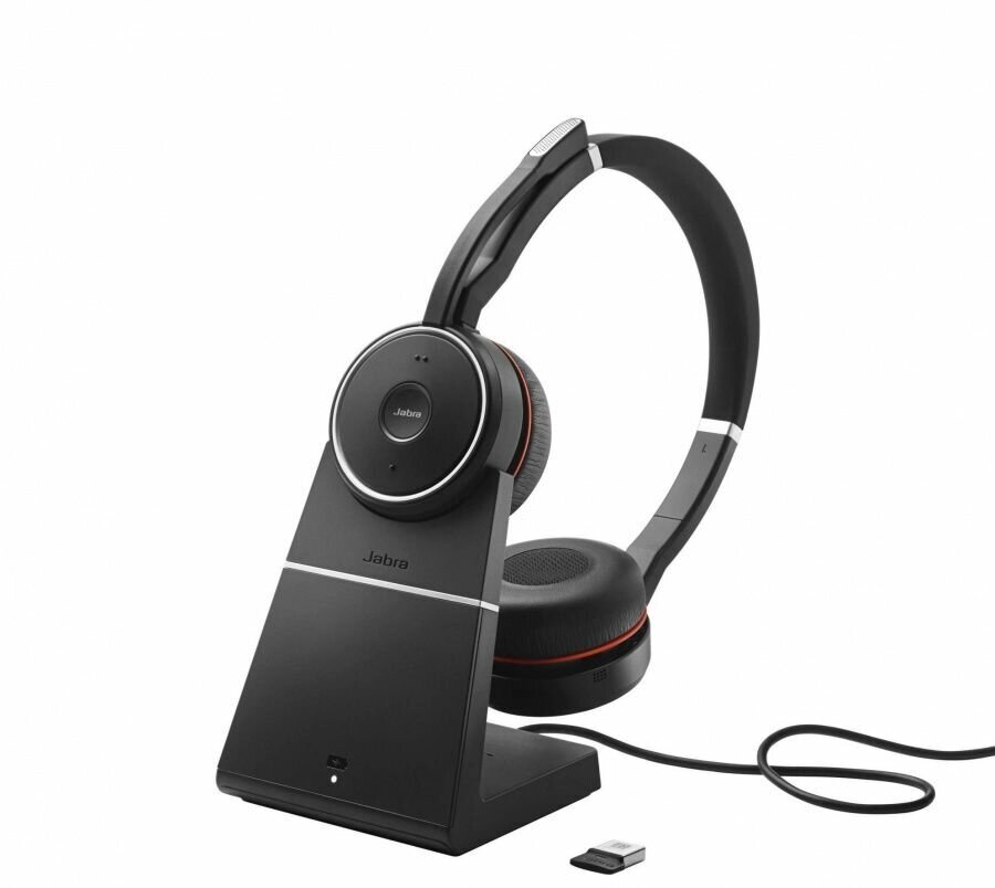 Компьютерная гарнитура Jabra Evolve 75+ UC Stereo от компании MetSnab - фото 1