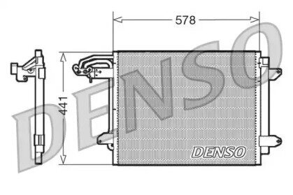 Конденсатор, кондиционер Denso DCN32030 от компании MetSnab - фото 1