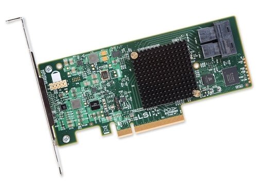 Контроллер LSI LOGIC LSI SAS 9300-8I SNGL PCI-E, 8-port 12Gb/s, SAS/SATA Host Bus Adapter (LSI00344) от компании MetSnab - фото 1