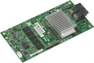 Контроллер SAS Supermicro AOM-S3108M-H8 LSI3108, 8 Port (2xSFF8643), 0,1,10,5,6,50,60, 2Gb DDR3 от компании MetSnab - фото 1