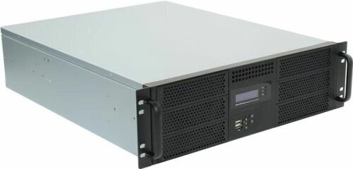 Корпус серверный 3U Procase GE301-B-0 черный, панель управления, без блока питания, глубина 550мм, MB 12quot;x9.6quot; от компании MetSnab - фото 1