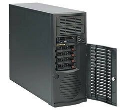 Корпус Supermicro Mid-Tower, E-ATX, 2x5.25, 4x3.5 hot-swap SAS / SATA with Ses2, 7xFH, 427x178x531mm, front 2xUSB, от компании MetSnab - фото 1