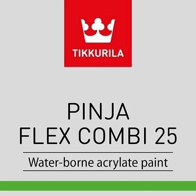 Краска Полиакрилатная Tikkurila Pinja Flex Combi 25 20л Быстросохнущая для Наружных Работ/ Тиккурила Пинья Флекс Комби от компании MetSnab - фото 1