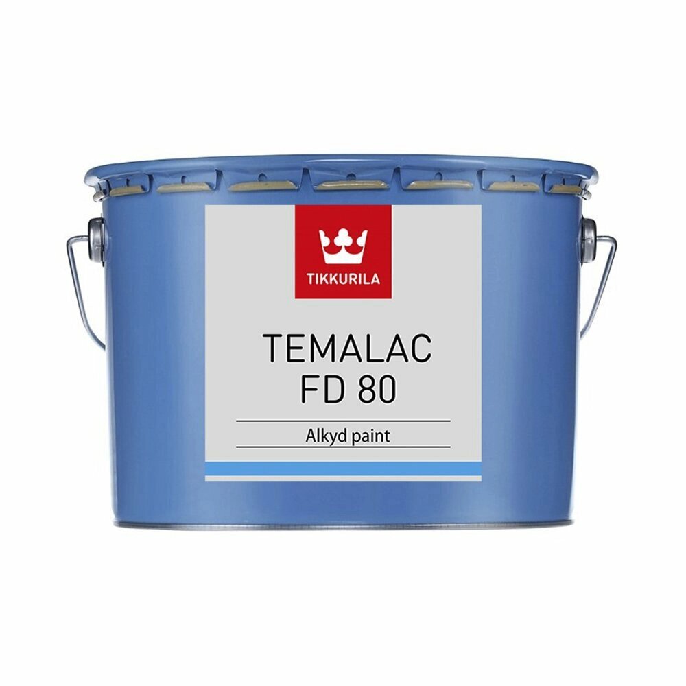 Краска Tikkurila Temalac FD 80 TVL глянцевая 18 л для каркасных, опорных конструкций от компании MetSnab - фото 1