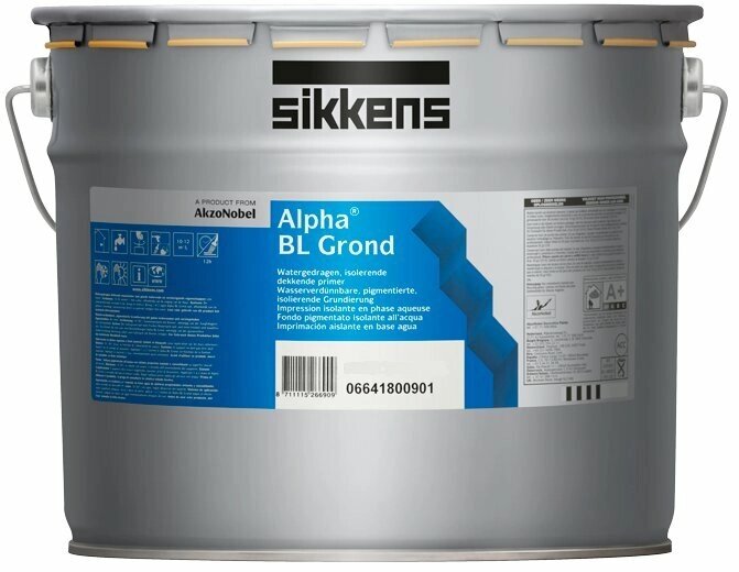 Краски для стен SIKKENS ALPHA BL GROND краска грунтовочная для стен на водной основе, BS W05 (10л) от компании MetSnab - фото 1