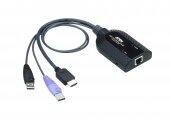 KVM адаптер ATEN KA7188 / Модуль удлинителя, HDMI+K/M USB 2.0, 50 метр., 1xUTP Cat5e, без БП, (Virtual Media; от компании MetSnab - фото 1