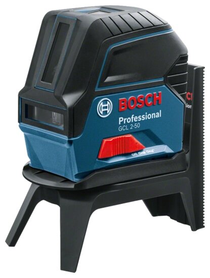 Лазерный уровень самовыравнивающийся BOSCH GCL 2-50 Professional + RM 1 + LR 6 (0601066F01) от компании MetSnab - фото 1