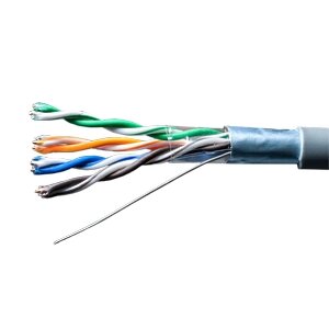 LC1-C604-311 IEK ITK Кабель связи витая пара F/UTP, кат. 6 4x2х23AWG solid, PVC, 305м, серый от компании MetSnab - фото 1