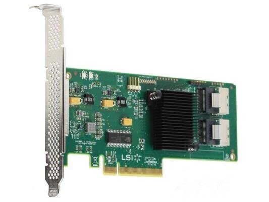 LSI Logic Контроллер SAS/SATA LSI SAS9211-8I PCI-E 2.0 x8 LP SGL от компании MetSnab - фото 1