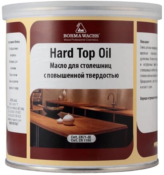 Масла для мебели BORMA Wachs Hard Top Oil Масло твердое для столешниц (10л) от компании MetSnab - фото 1